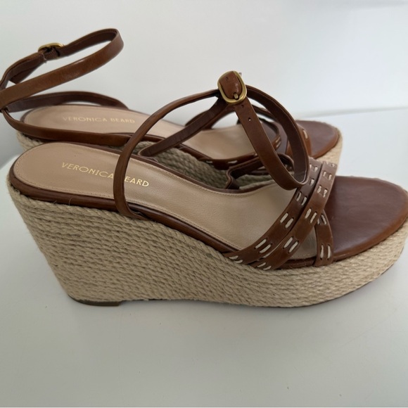 NWOT Veronica Beard Women's Philene Espadrille Wedge Sandals size 7 - Picture 5 of 8